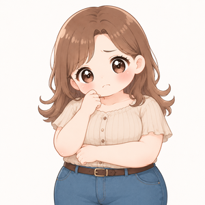 質問している女の子のイメージ